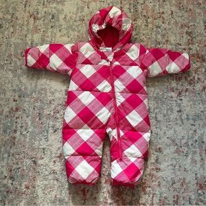 Columbia Checkered Snowsuit/Bunting